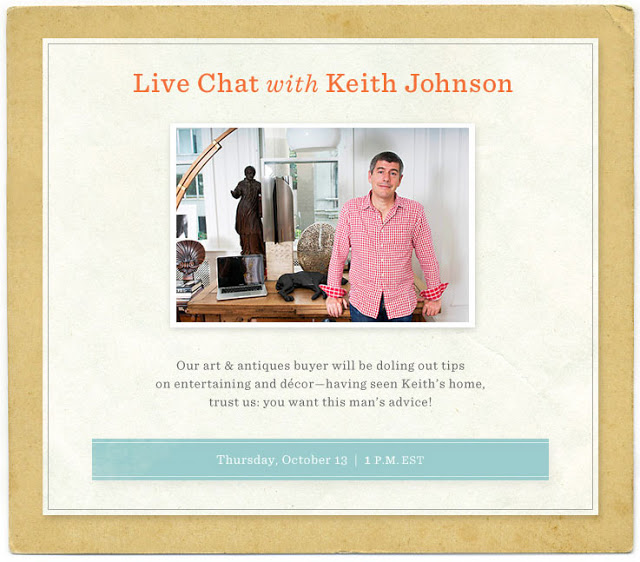 Live chat: Anthropologie's Keith Johnson!