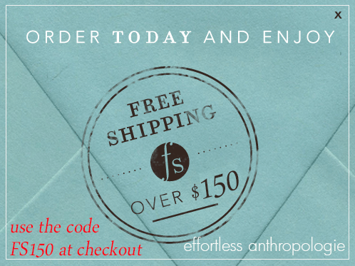Free Shipping is back at Anthropologie!!!