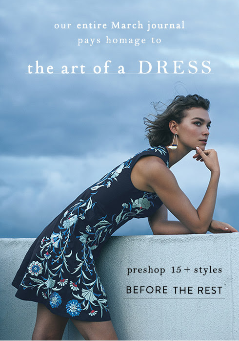 First look at Anthropologie's March 2016 lookbook :: The Art of a Dress
