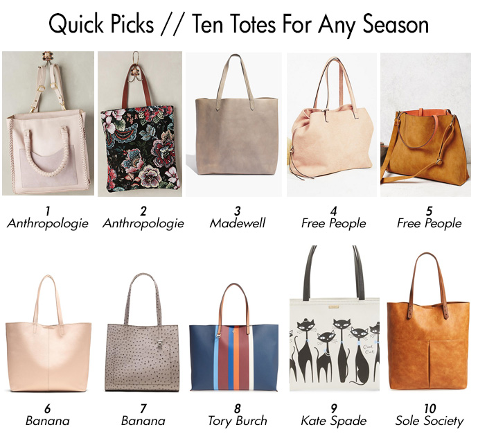 Totes for every season or any reason