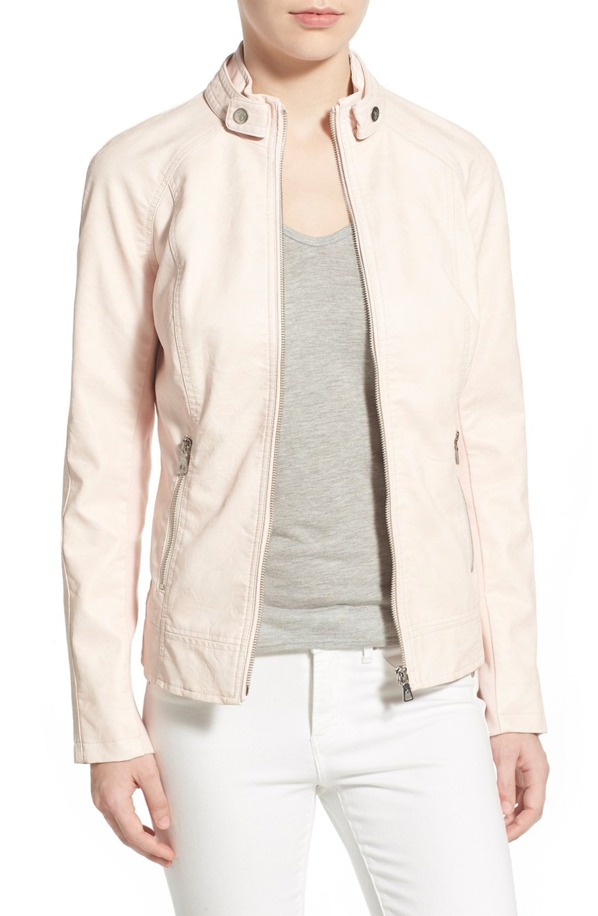 Afternoon delight: The perfect leatherlike jacket, on sale!