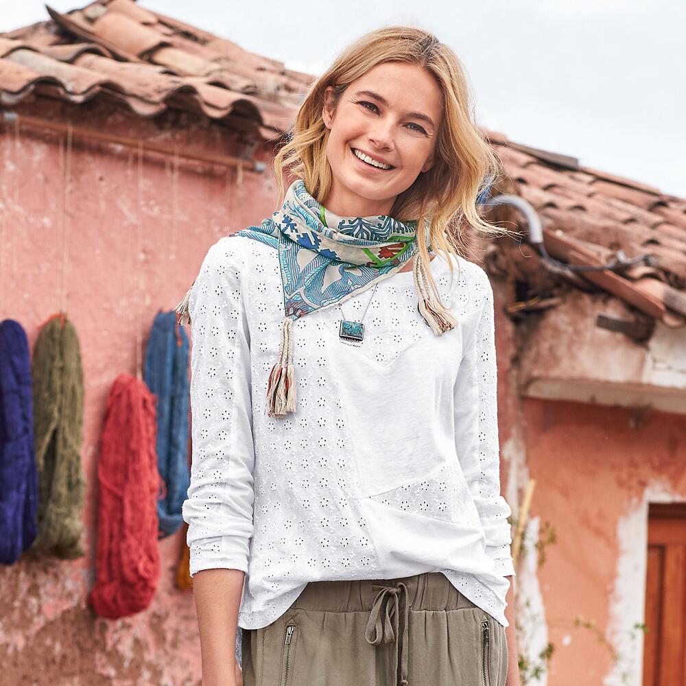 Breathe in the fresh air of new Sundance Catalog arrivals! Effortlessly With Roxy