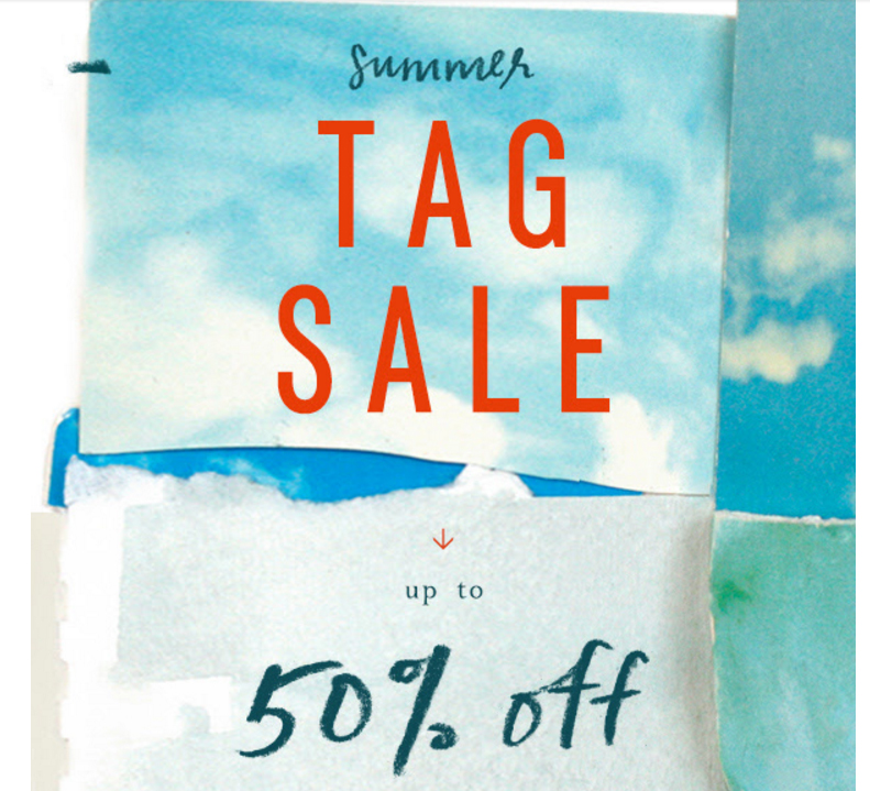Anthropologie's Summer Tag Sale Pregame has begun! Effortlessly With Roxy